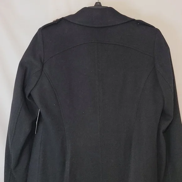 LIZ Claiborne Women's Black Double Breasted Coat